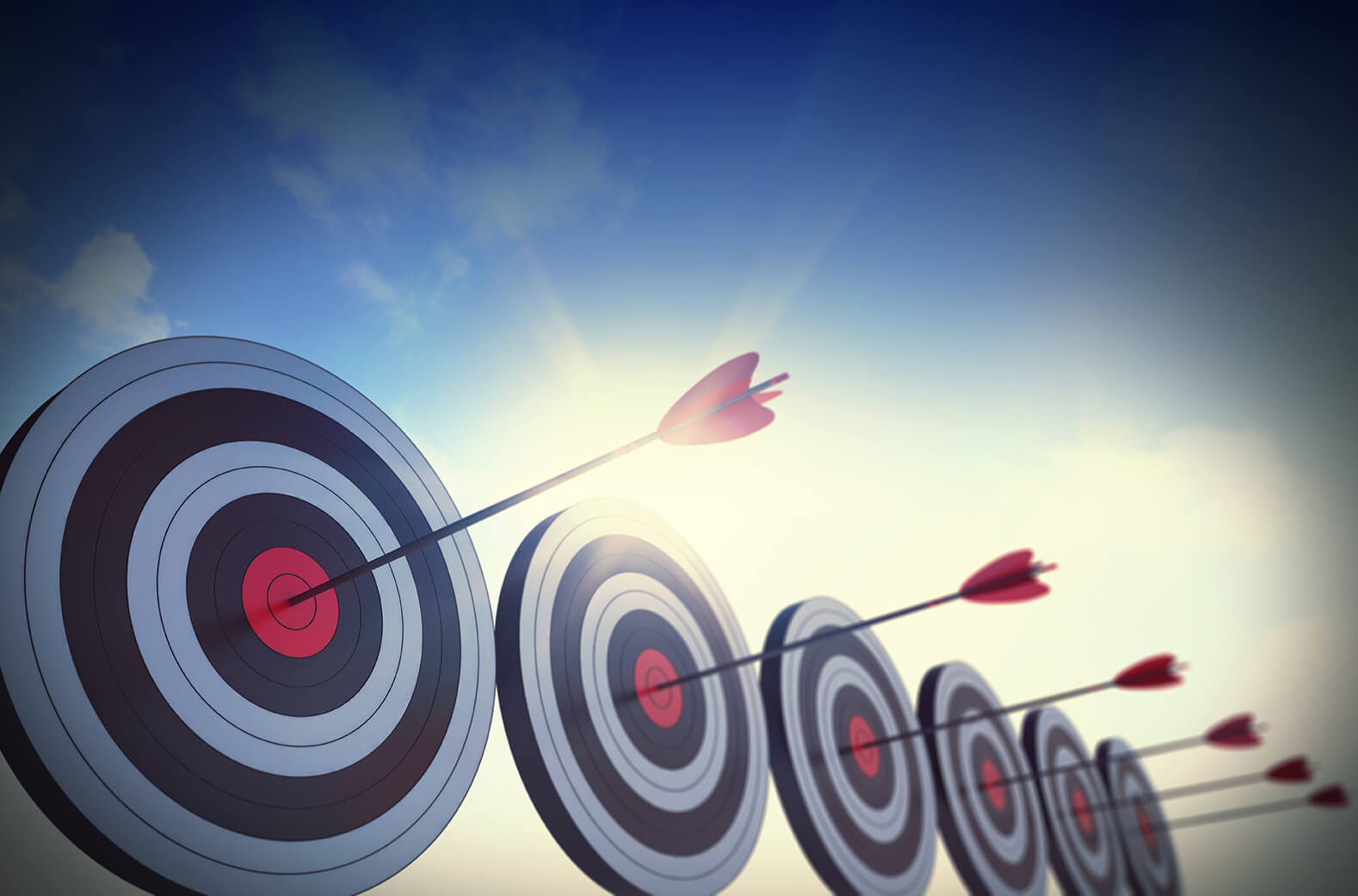Arrows in targets